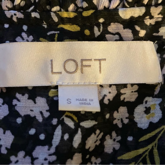 LOFT Floral Long Sleeve Blouse - Picture 3 of 7